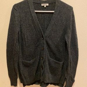 Madewell dark grey sweater cardigan